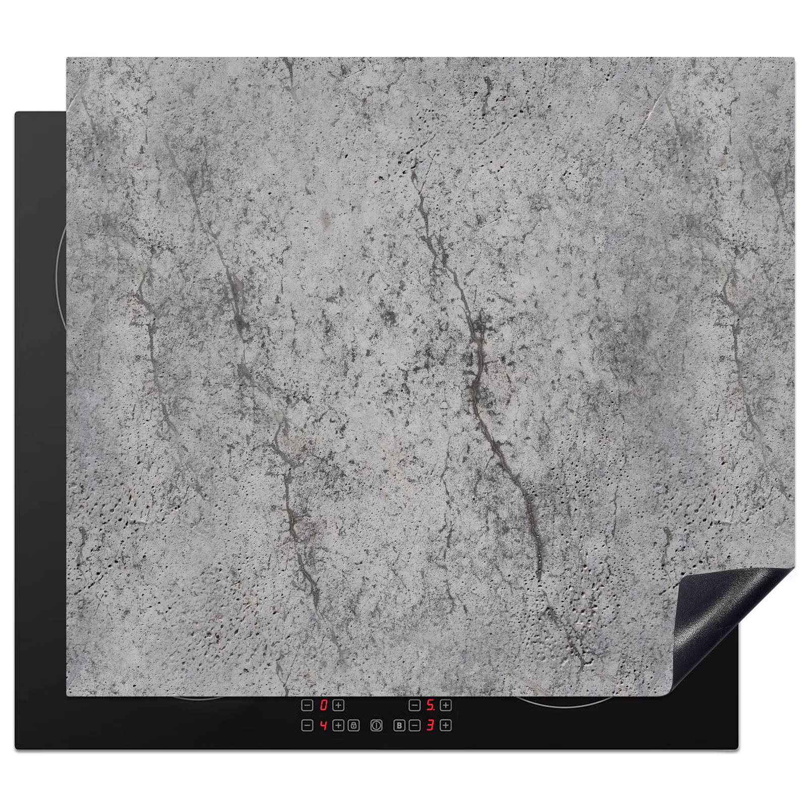 Herdabdeckplatte - Beton - Wand - Industriell - Muster — 1