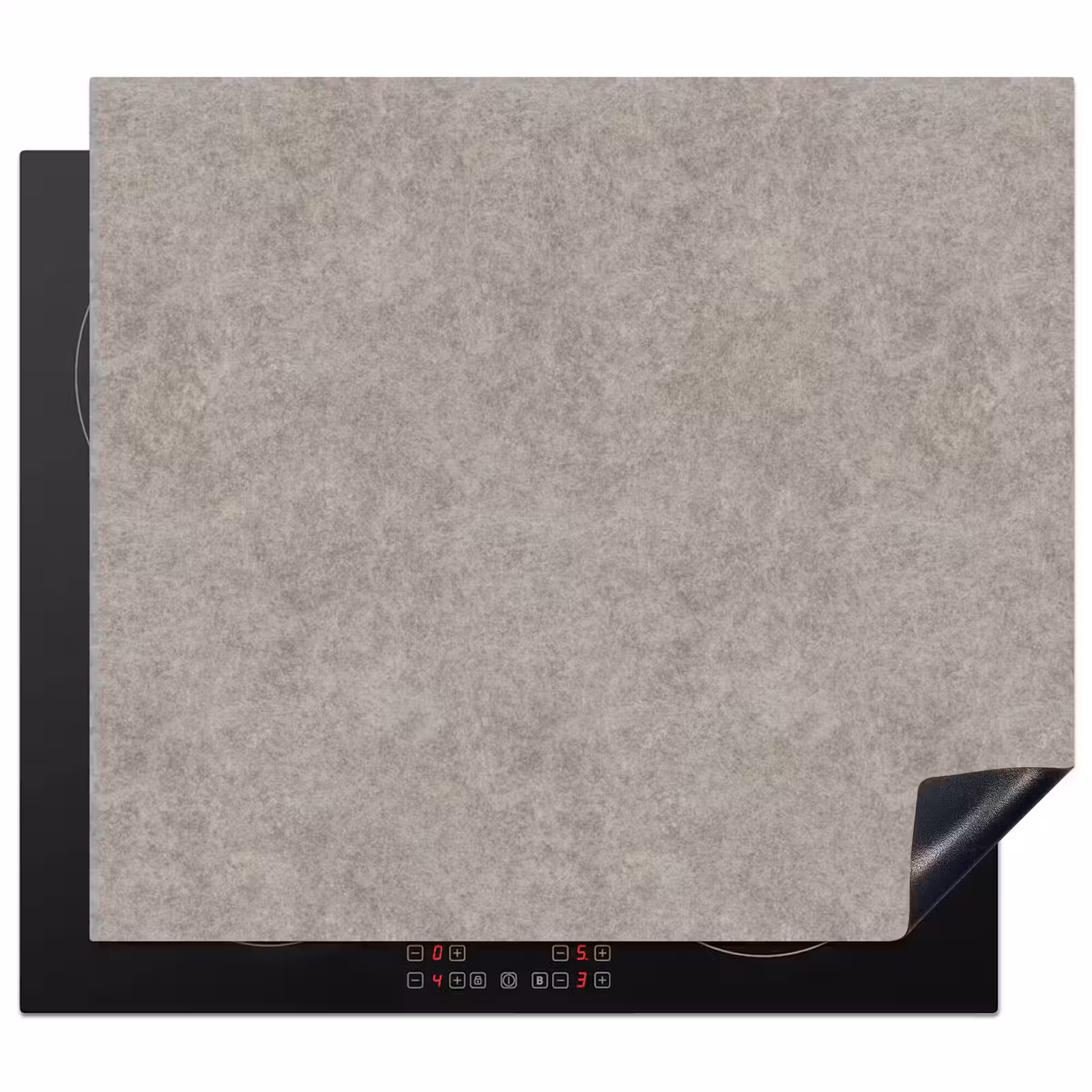 Herdabdeckplatte - Muster - Beton - Grau — 1