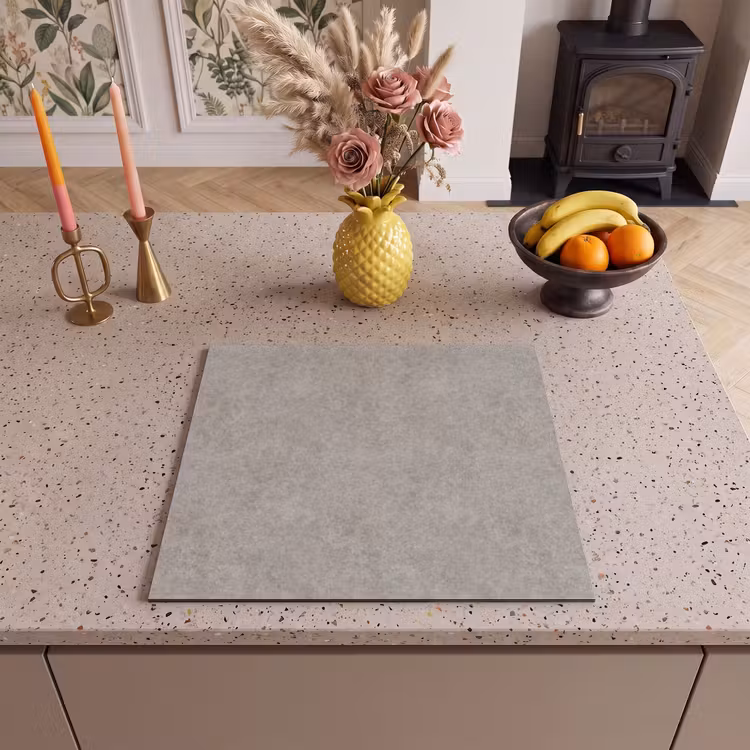Herdabdeckplatte - Muster - Beton - Grau — 3