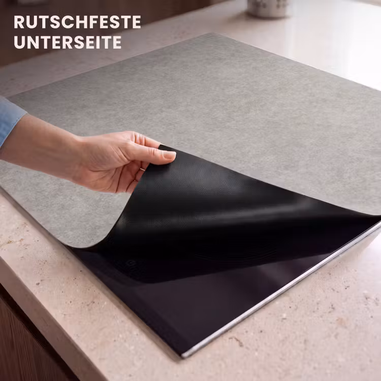 Herdabdeckplatte - Muster - Beton - Grau — 6