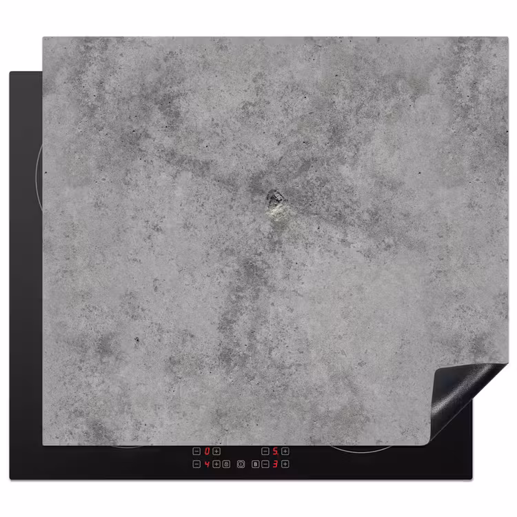 Herdabdeckplatte - Beton - Grau - Muster — 1