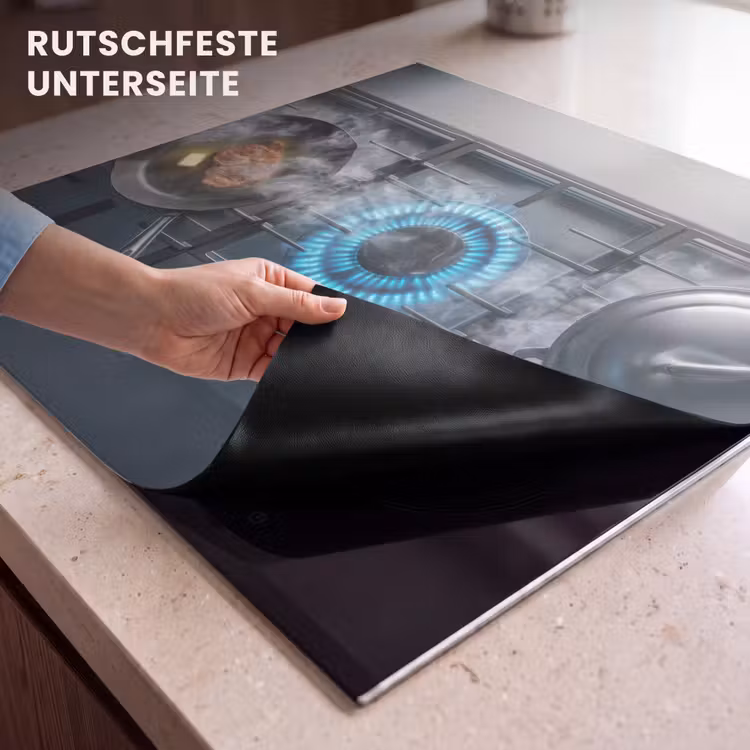 Herdabdeckplatte - Gasherd - Kochen - Pfanne — 6
