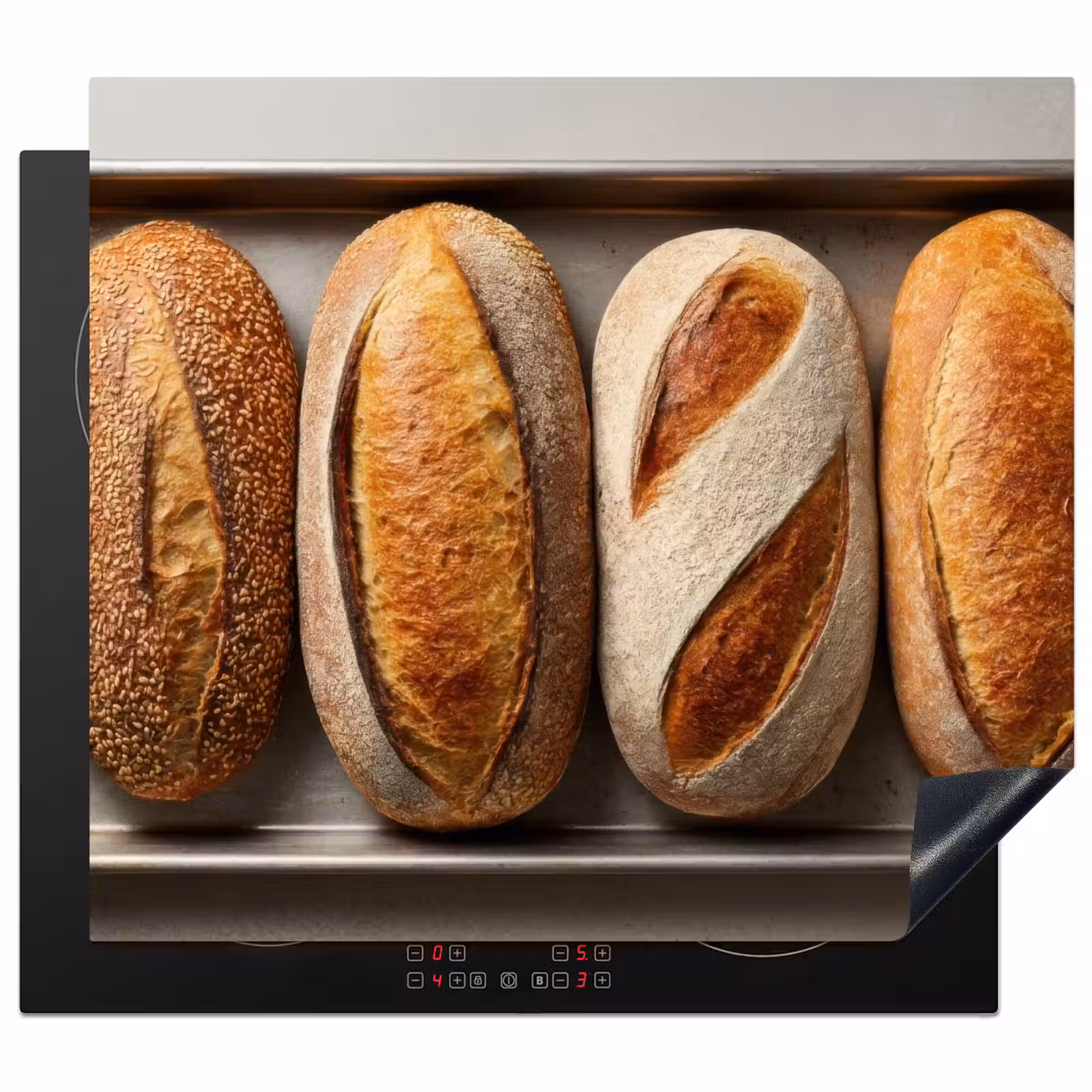 Herdabdeckplatte - Brot - Backen - Backblech — 1