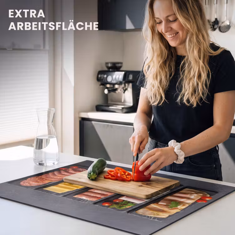 Herdabdeckplatte - Fleisch - Käse - Buffet — 5