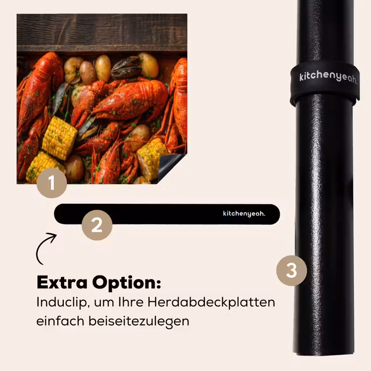 Herdabdeckplatte - Hummer - Gemüse - Lebensmittel — 8