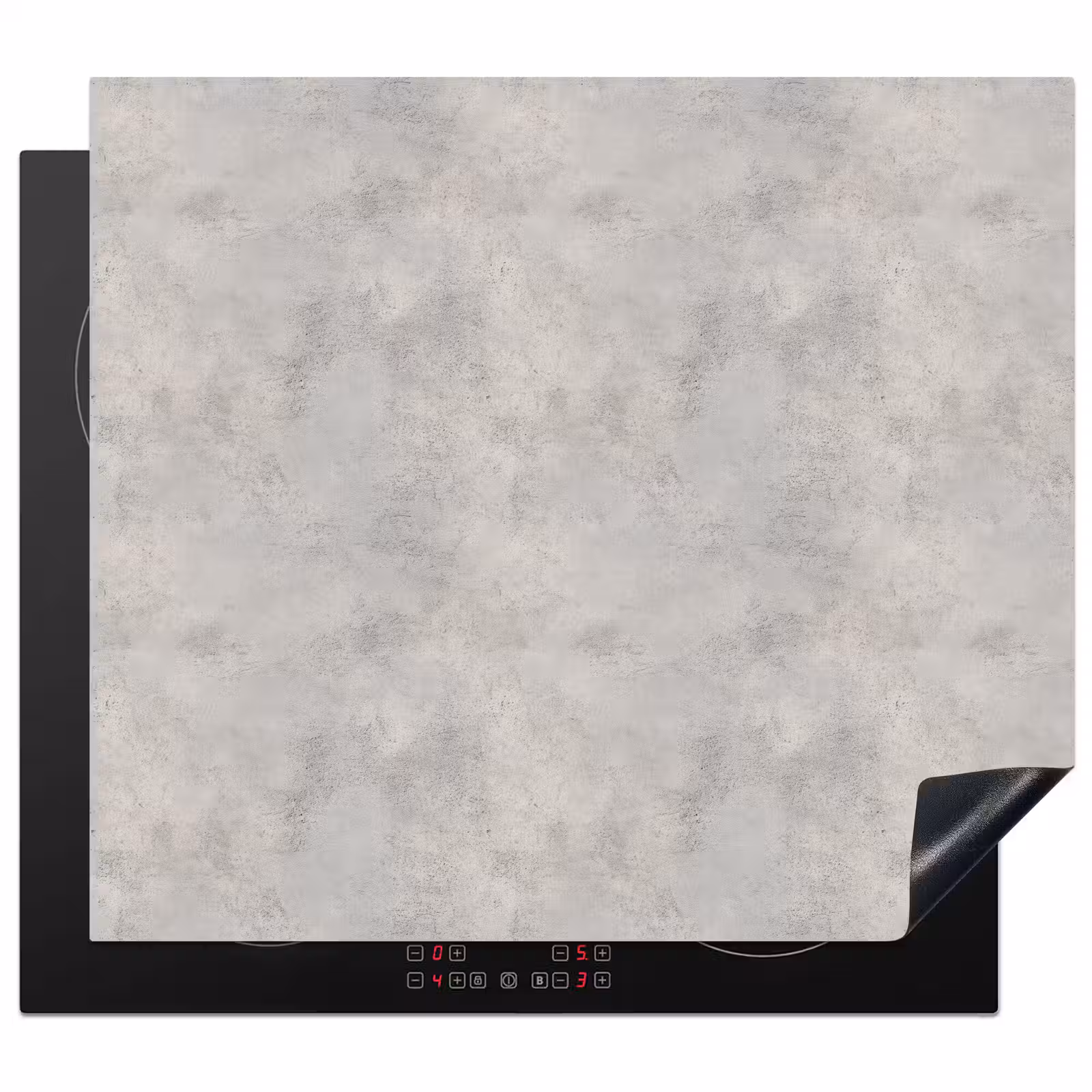 Herdabdeckplatte - Grau - Beton - Industriell — 1