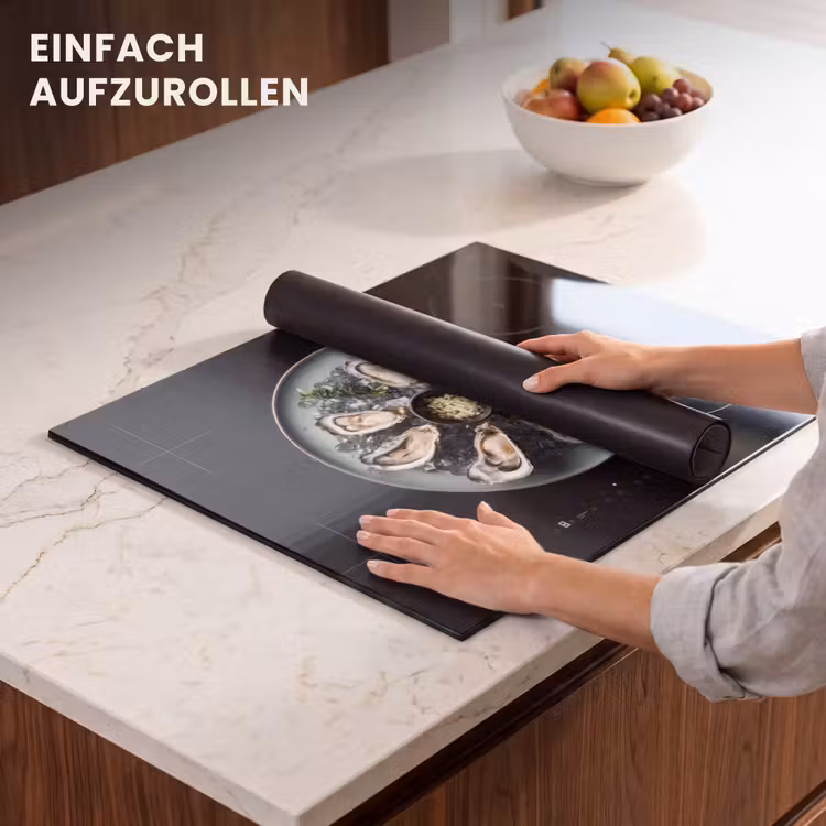 Herdabdeckplatte - Austern - Kocher - Schwarz — 7