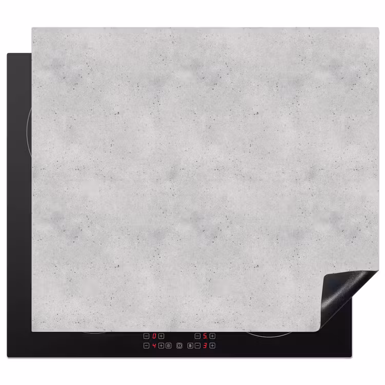 Herdabdeckplatte - Grau - Konkret - Neutral — 1