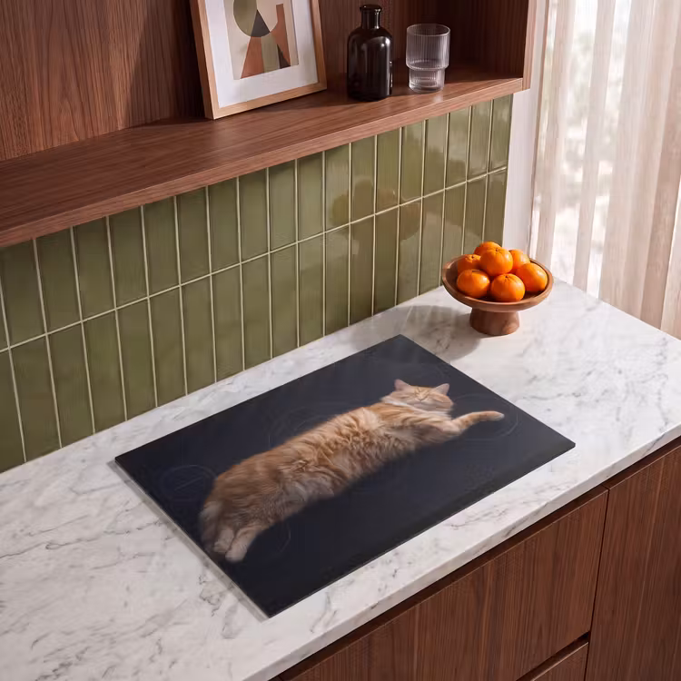 Herdabdeckplatte - Induktion - Katze - Entspannen — 4