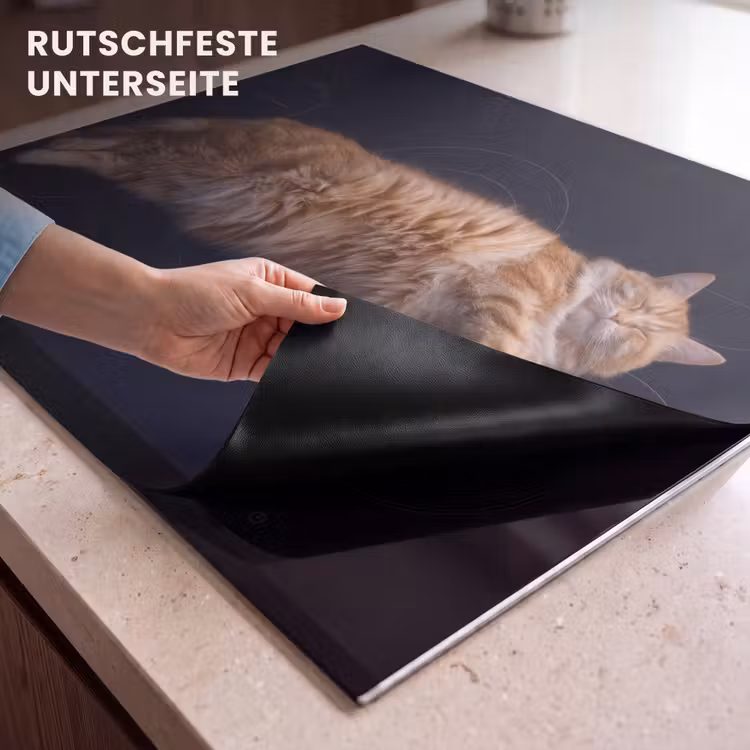 Herdabdeckplatte - Induktion - Katze - Entspannen — 6