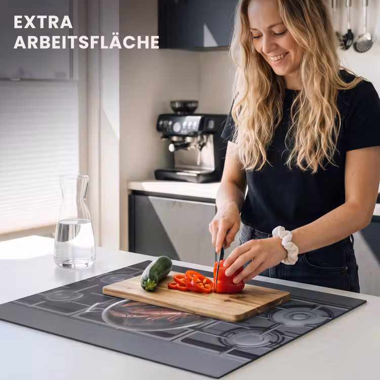 Herdabdeckplatte - Kochen - Hummer - Schwarz — 5