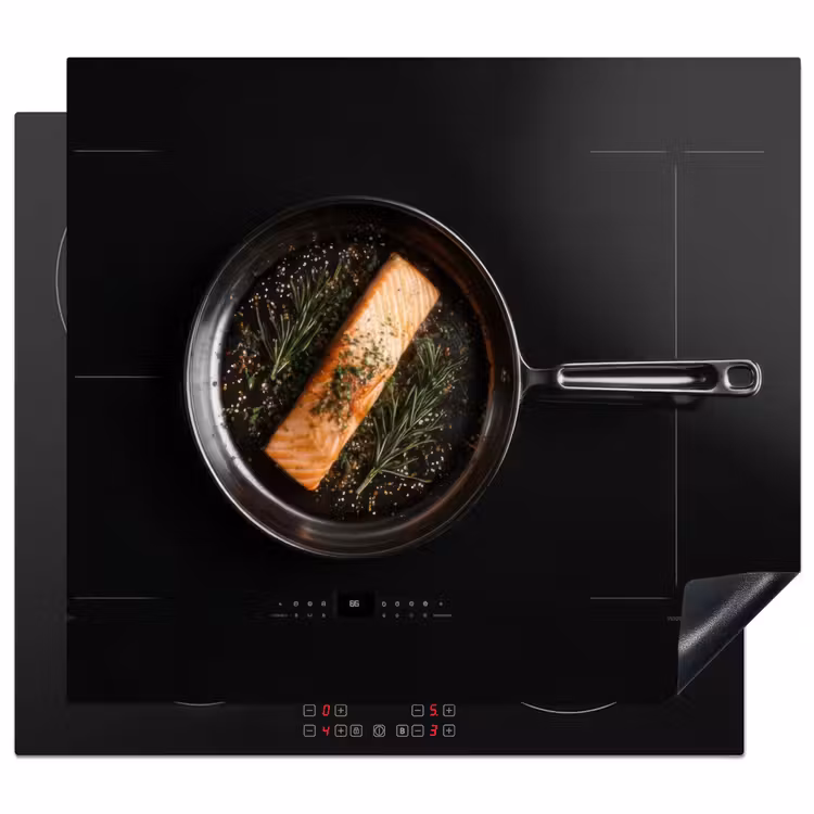 Herdabdeckplatte - Lachs - Herd - Kochen — 1
