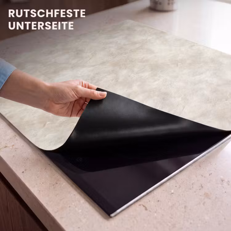 Herdabdeckplatte - Beige - Reliefstruktur - Naturstein — 6