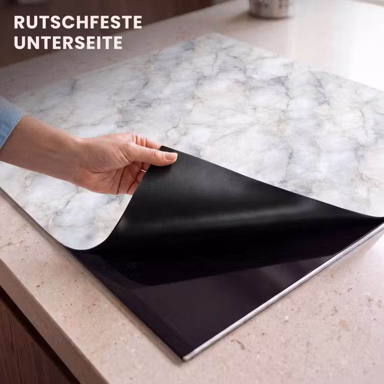 Herdabdeckplatte - Grau - Marmor - Detailliert — 6