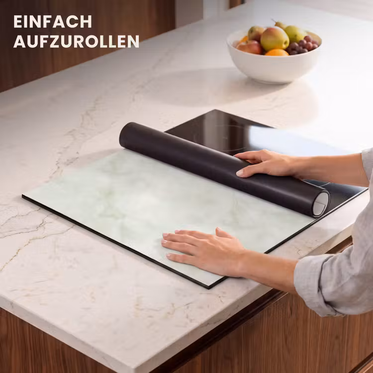 Herdabdeckplatte - Grün - Marmor - Fließende Adern — 7