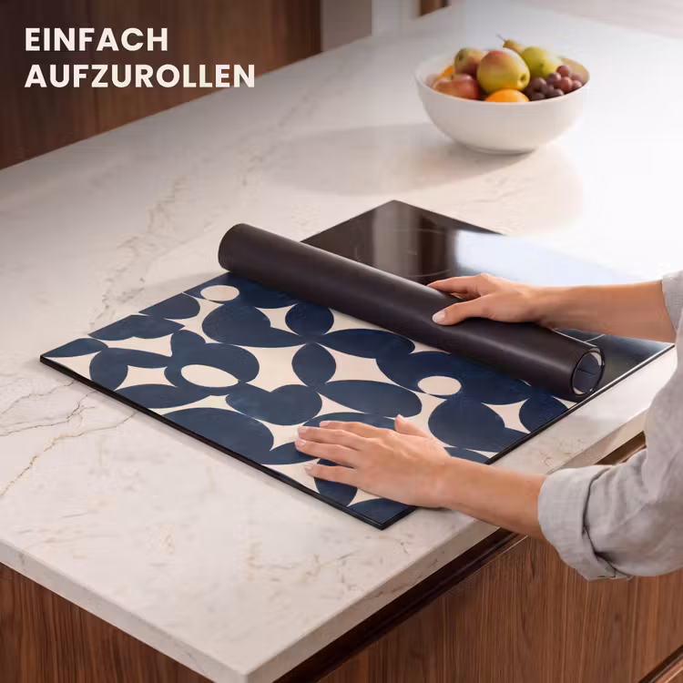 Herdabdeckplatte - Modern - Geometrisch - Blau — 7
