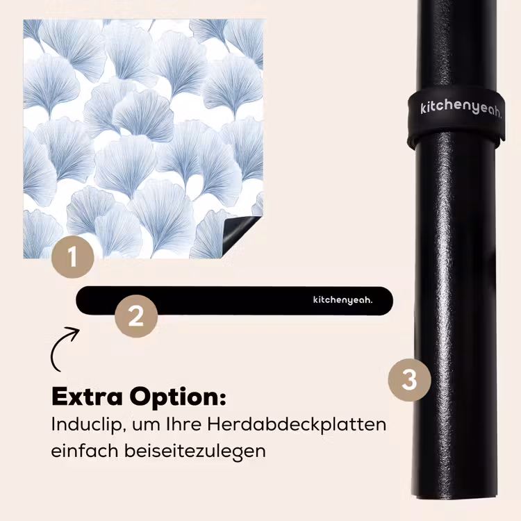 Herdabdeckplatte - Ventilator - Modern - Blau — 8
