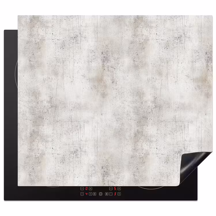 Herdabdeckplatte - Grau - Beton - Verwittert — 1