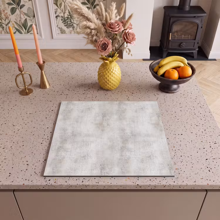 Herdabdeckplatte - Grau - Beton - Verwittert — 3