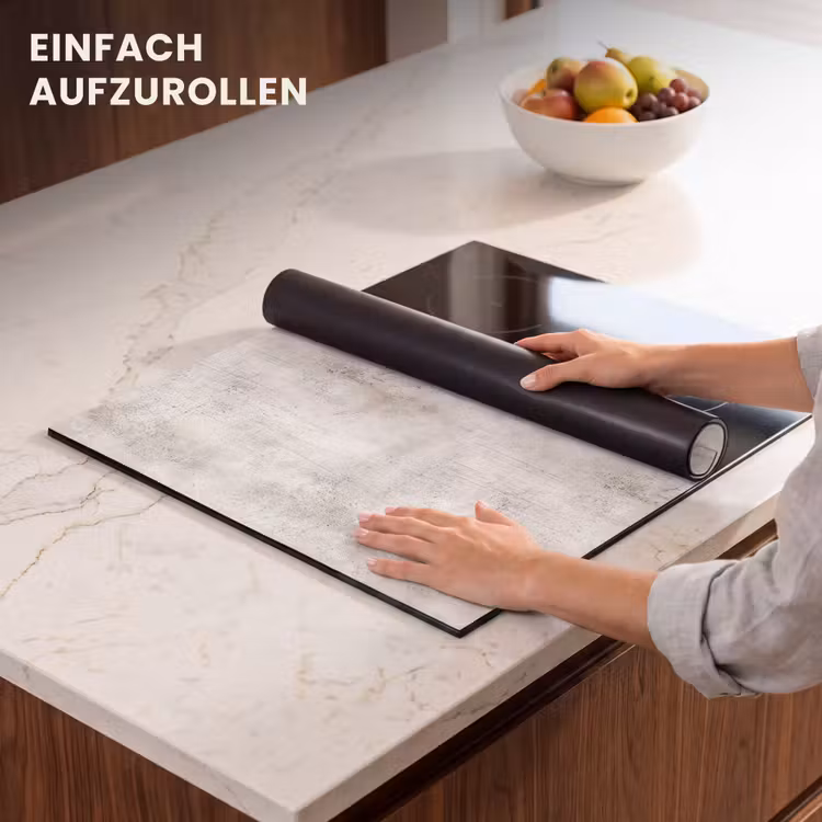 Herdabdeckplatte - Grau - Beton - Verwittert — 7