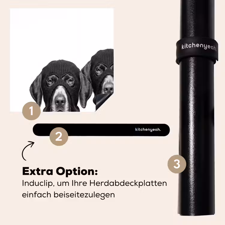 Herdabdeckplatte - Hunde - Balaclava - Schwarz - Weiß — 8