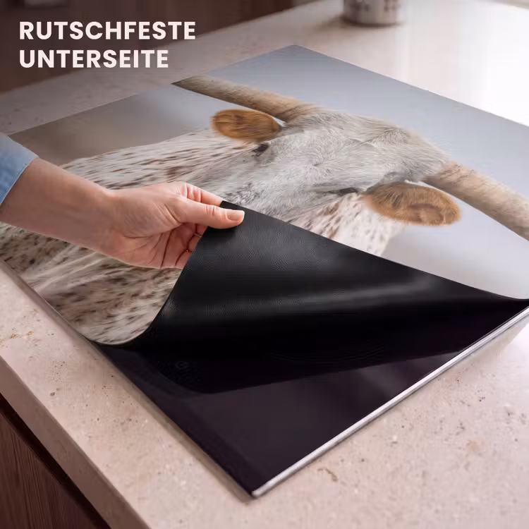 Herdabdeckplatte - Longhorn - Grasfeld - Tier — 6