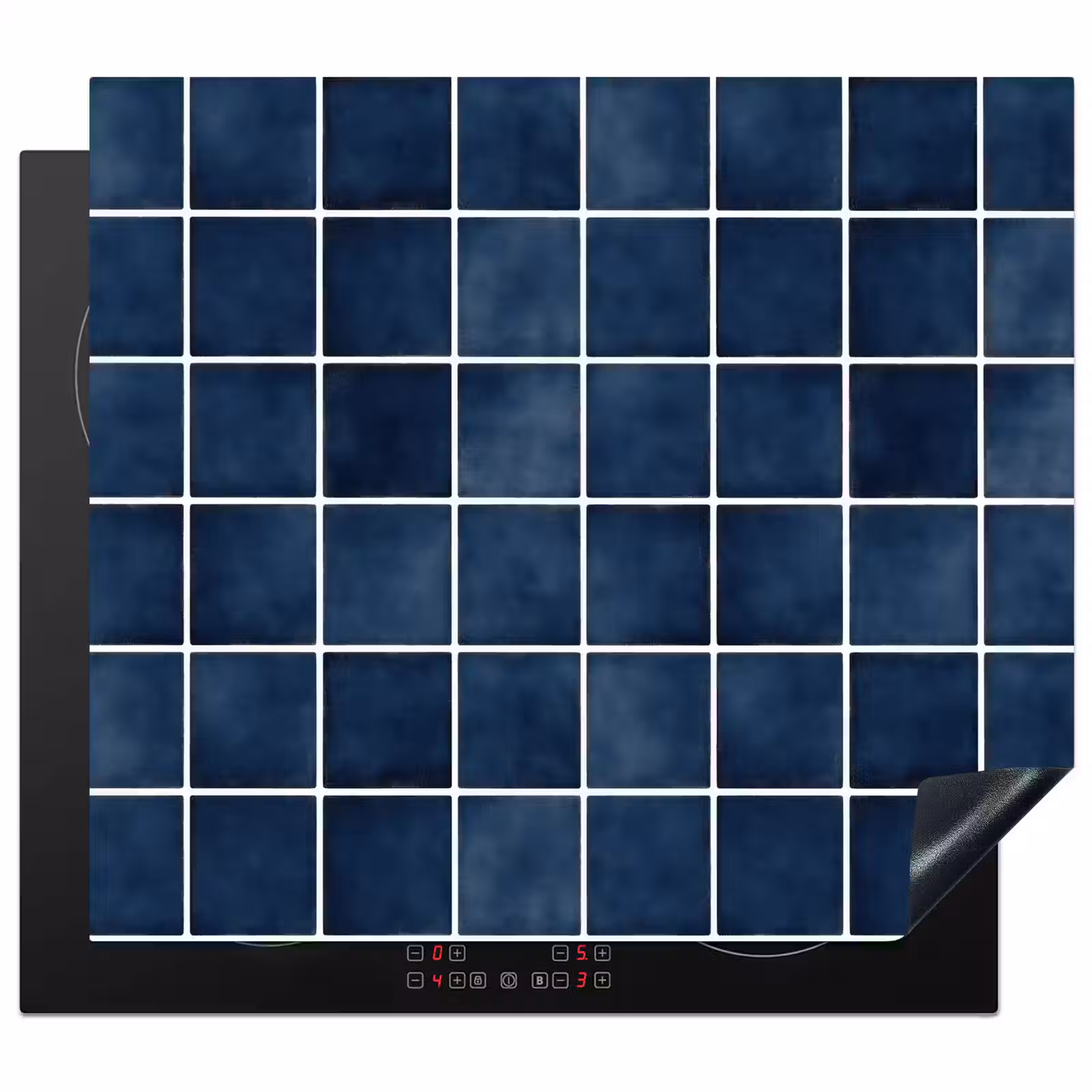 Herdabdeckplatte - Fliese - Modern - Blau — 1