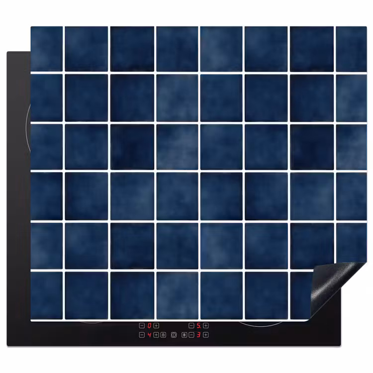 Herdabdeckplatte - Fliese - Modern - Blau — 1