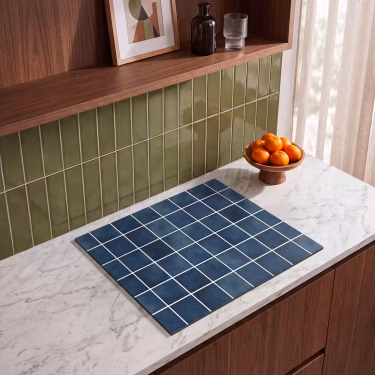 Herdabdeckplatte - Fliese - Modern - Blau — 4