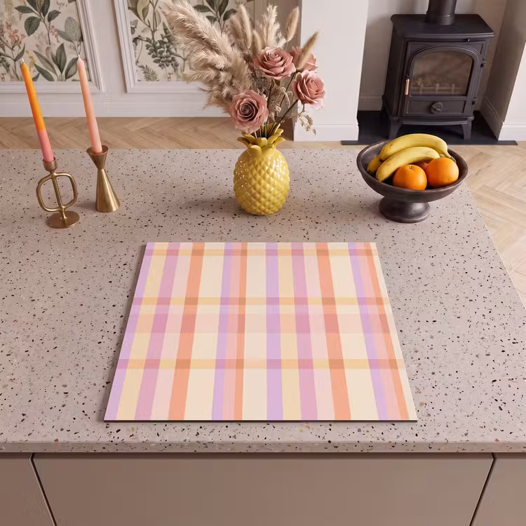 Herdabdeckplatte - Pastell - ohne Muster - Geometrisch — 3
