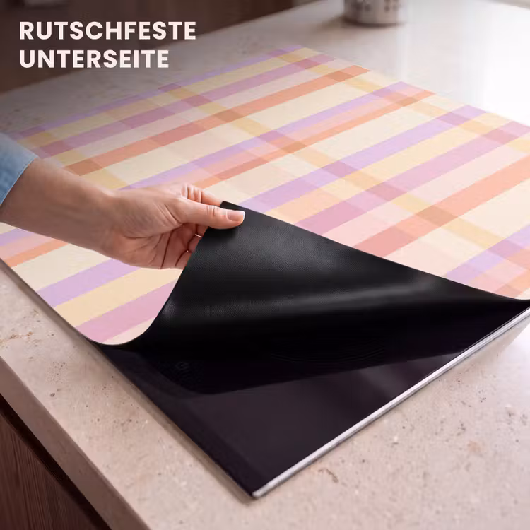 Herdabdeckplatte - Pastell - ohne Muster - Geometrisch — 6