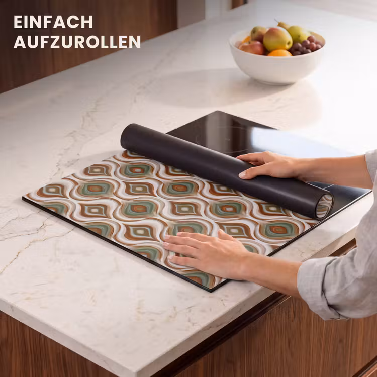 Herdabdeckplatte - Motiv - Muster - Farbenfroh — 7