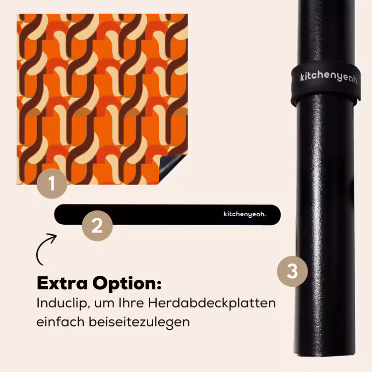Herdabdeckplatte - Retro - Modern - Farbenfroh — 8