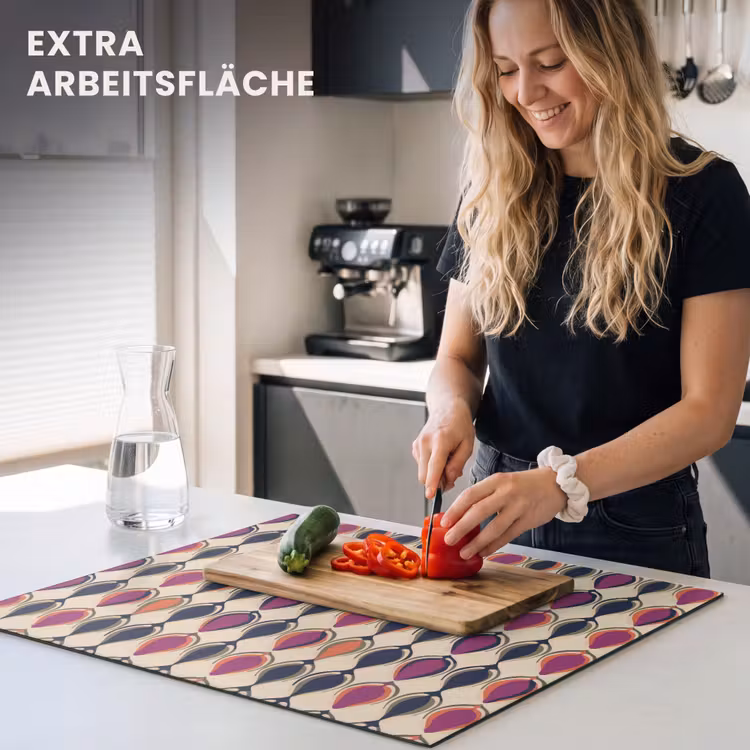 Herdabdeckplatte - Vintage - Retro - Farbenfroh — 5