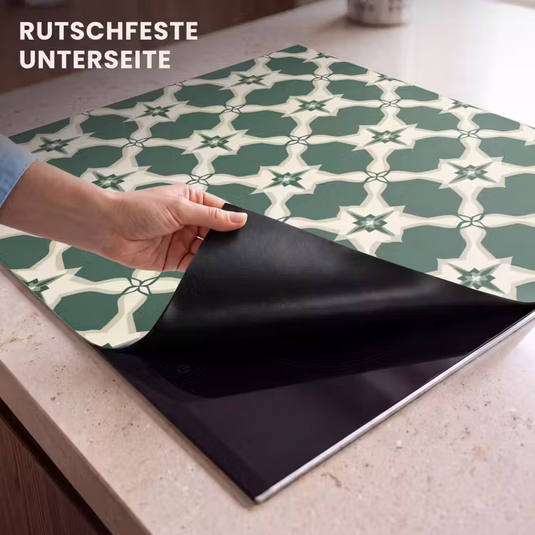 Herdabdeckplatte - Fliese - Klassisch - Grün — 6