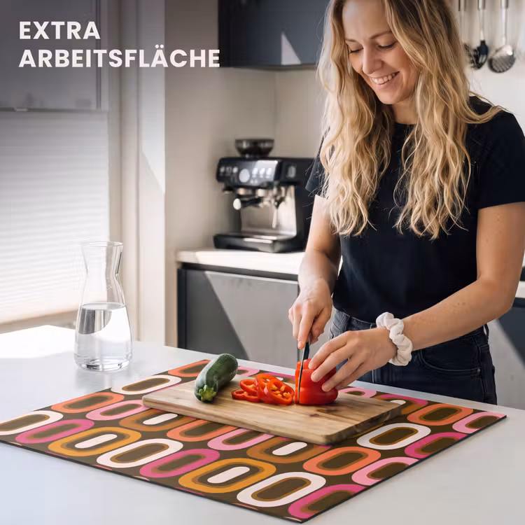 Herdabdeckplatte - Modern - Retro - Farbenfroh — 5