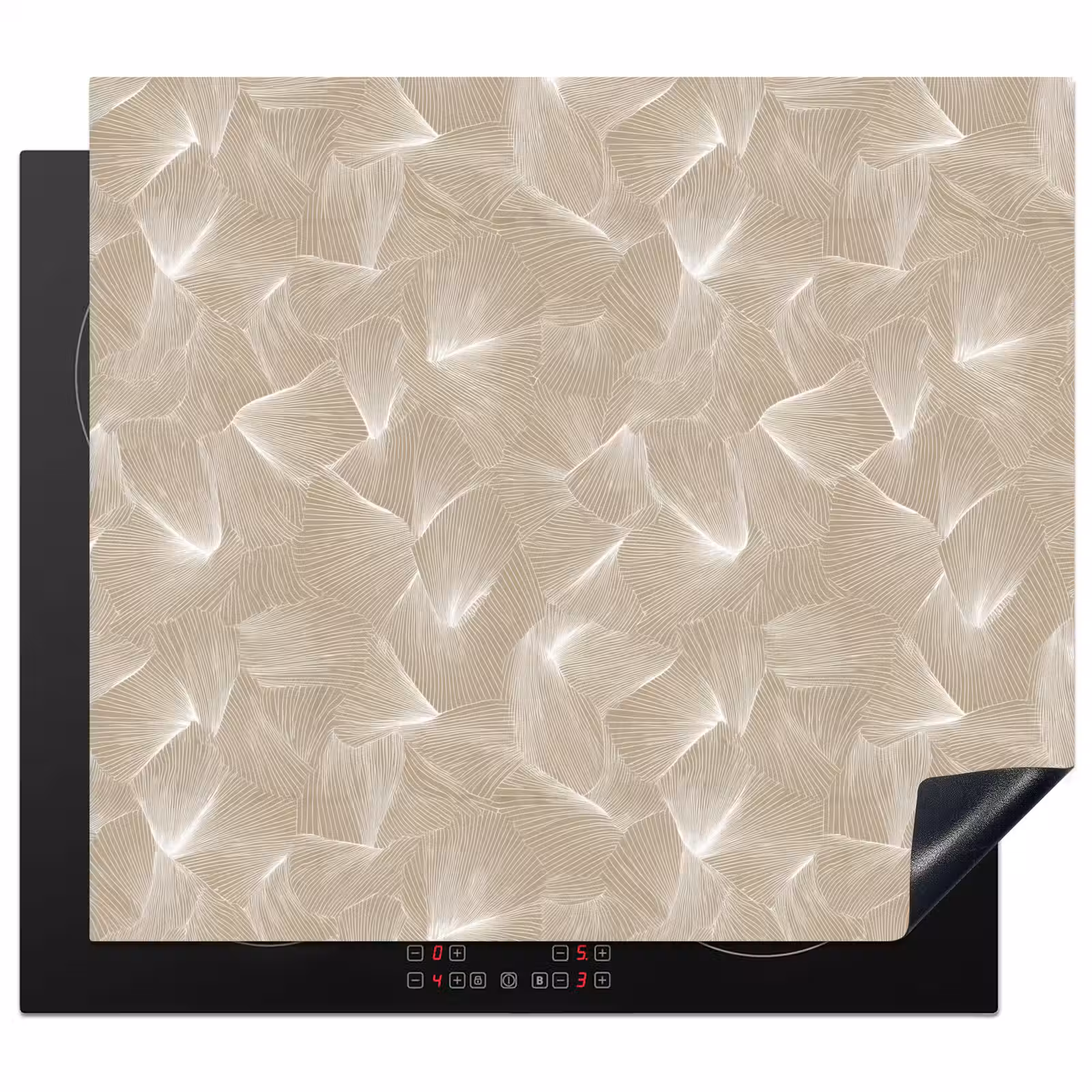 Herdabdeckplatte - Organisch - Textur - Beige — 1