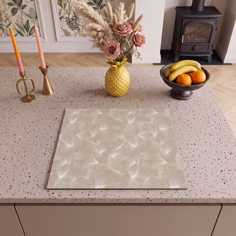 Herdabdeckplatte - Organisch - Textur - Beige — 3