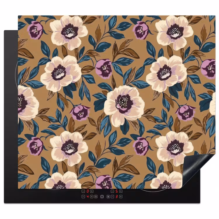 Herdabdeckplatte - Floral - Stilleben - Farbenfroh — 1