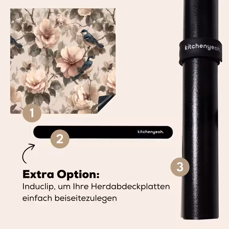 Herdabdeckplatte - Klassisch - Vögel - Farbenfroh — 8
