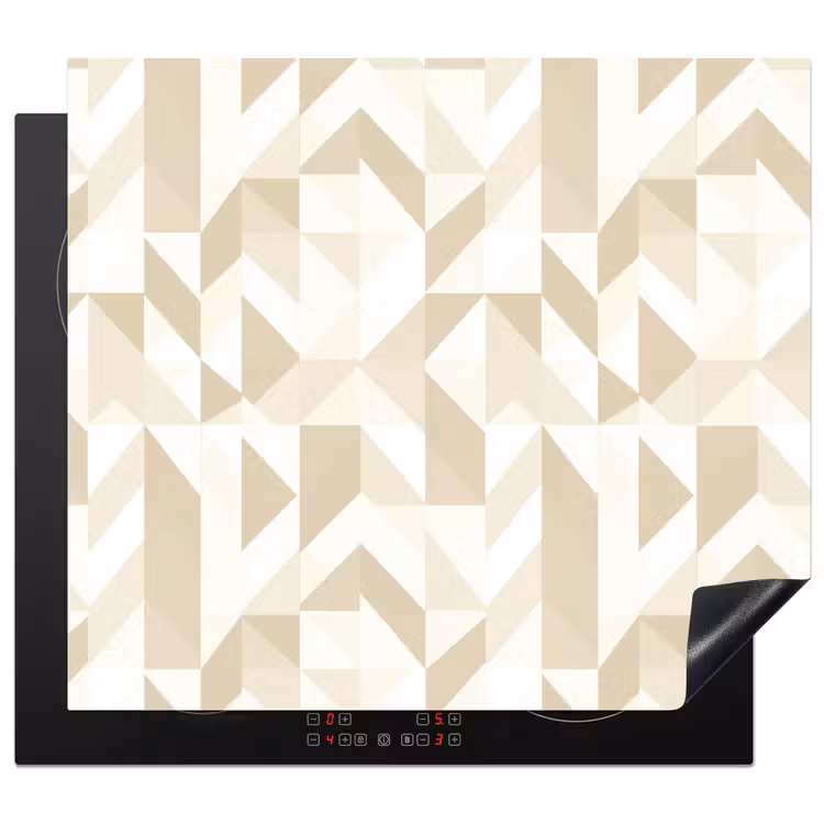 Herdabdeckplatte - Modern - Abstrakt - Beige — 1