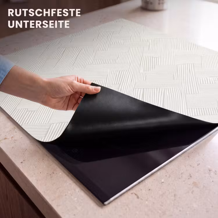 Herdabdeckplatte - Textur - Abstrakt - Beige — 6