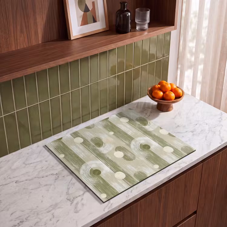 Herdabdeckplatte - Künstlerisch - Modern - Grün — 4