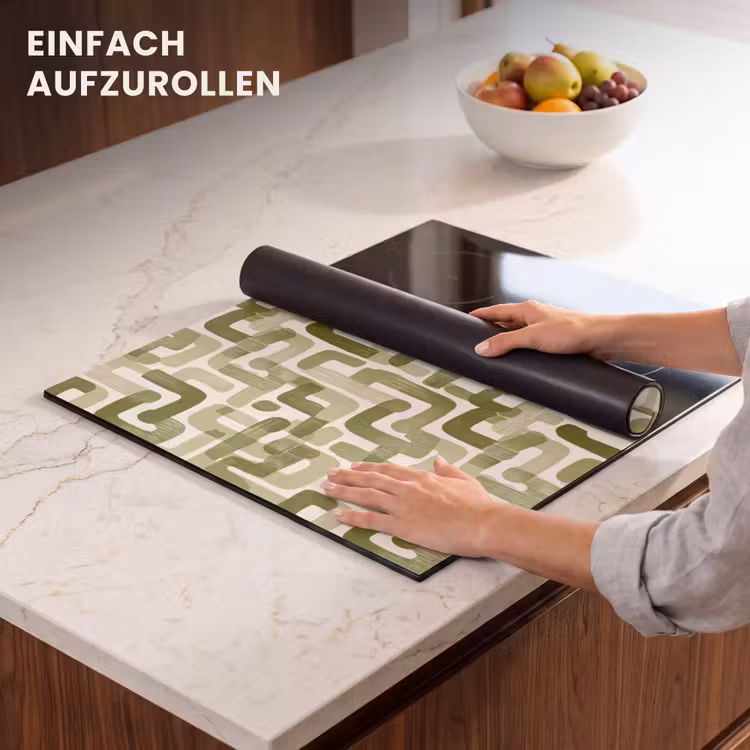 Herdabdeckplatte - Modern - Grafisch - Grün — 7