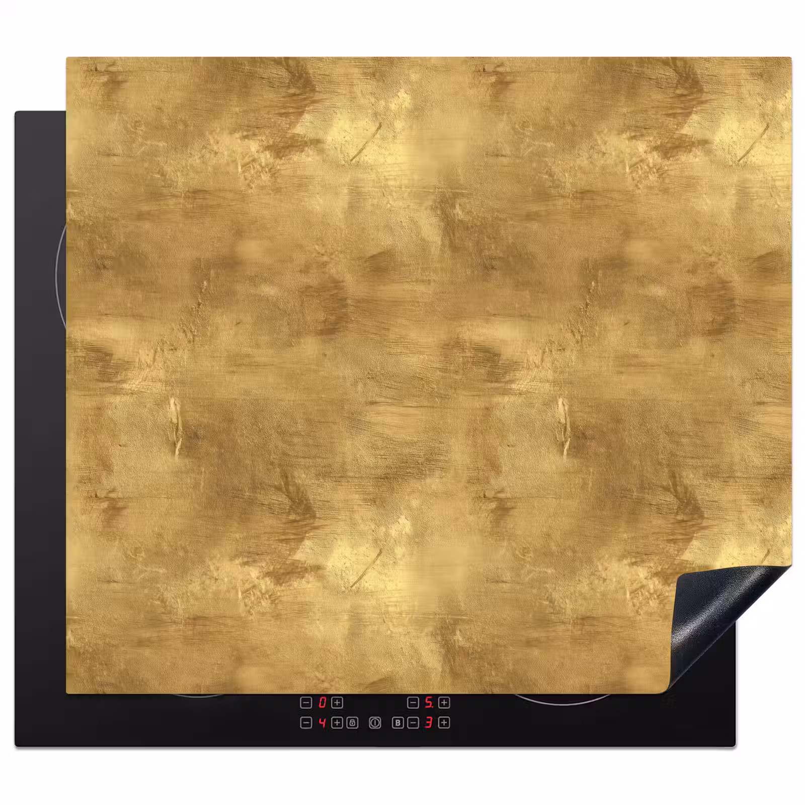 Herdabdeckplatte - Industriell - Textur - Gold — 1