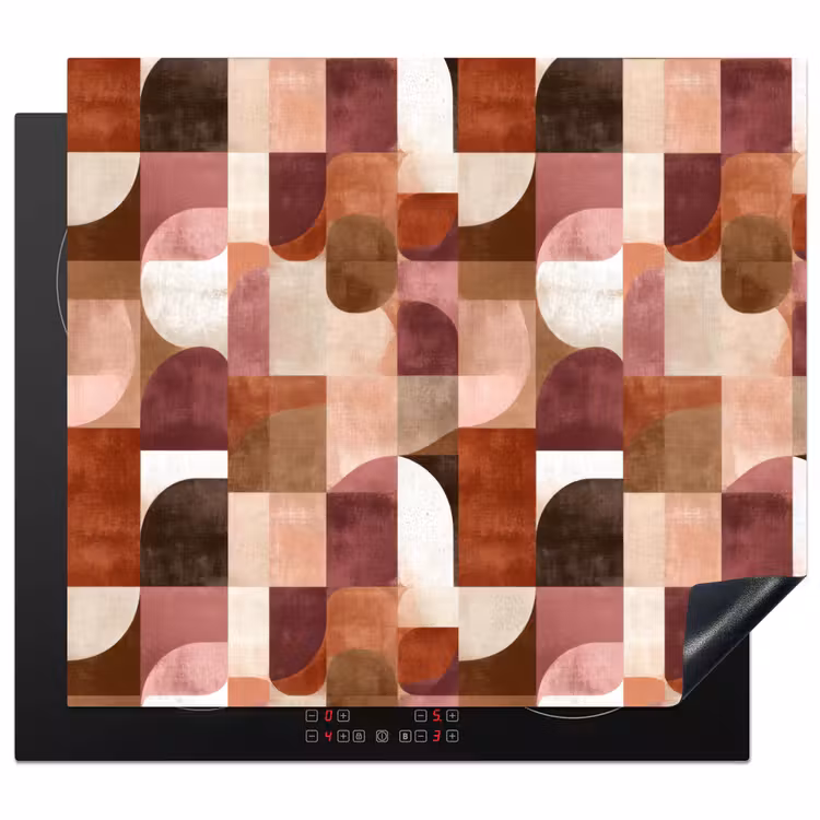 Herdabdeckplatte - Geometrie - Modern - Retro — 1