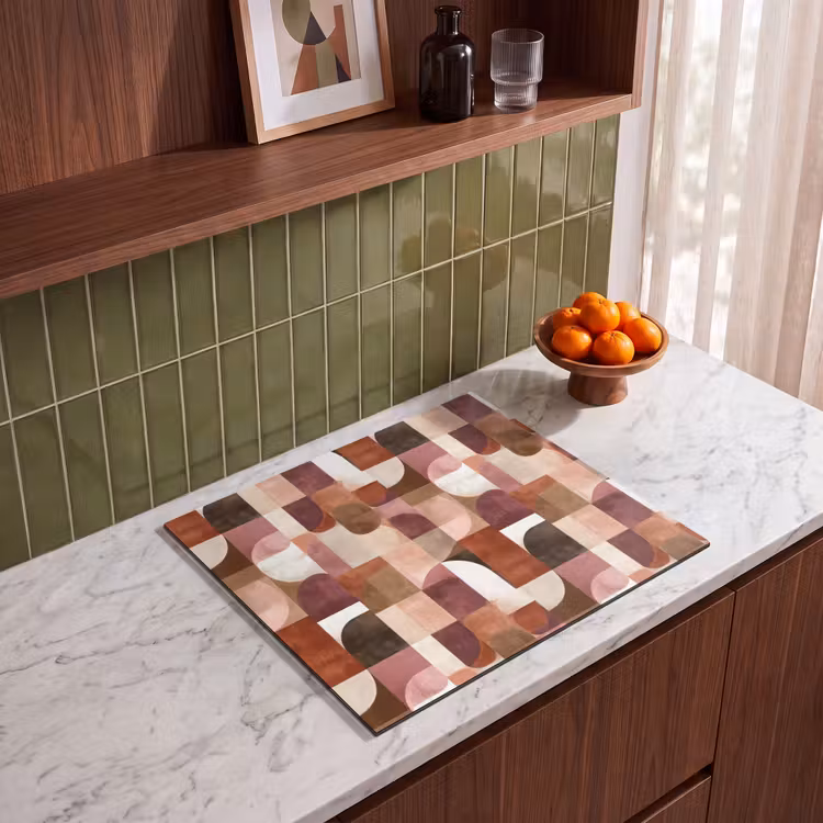 Herdabdeckplatte - Geometrie - Modern - Retro — 4