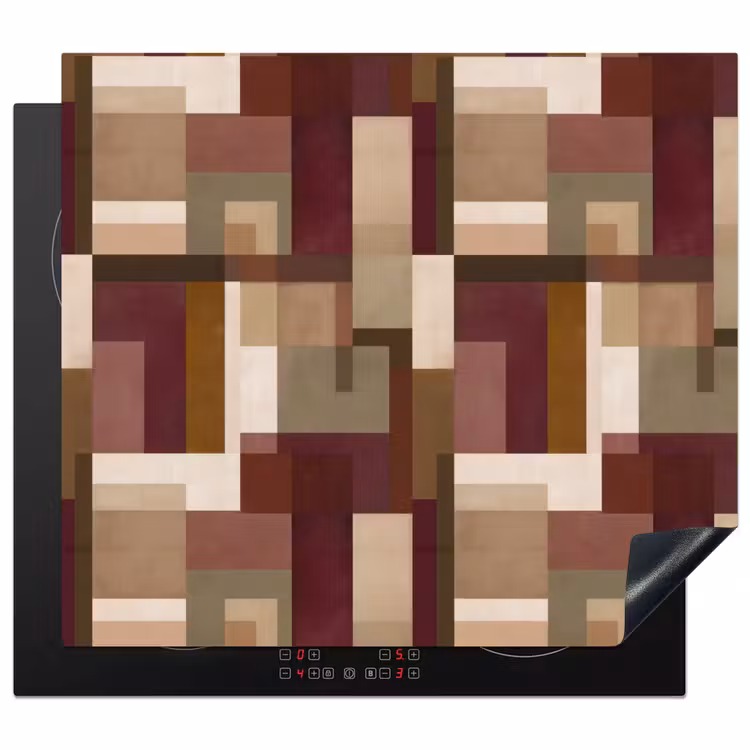 Herdabdeckplatte - Modern - Geometrisch - Farbenfroh — 1