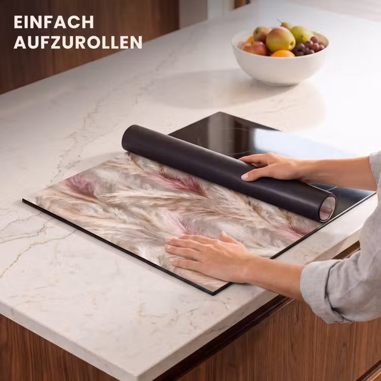 Herdabdeckplatte - Pampasgras - Flauschig - Farbenfroh — 7