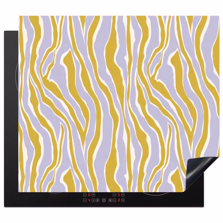 Herdabdeckplatte - Zebra - Modern - Mehrfarbig — 1